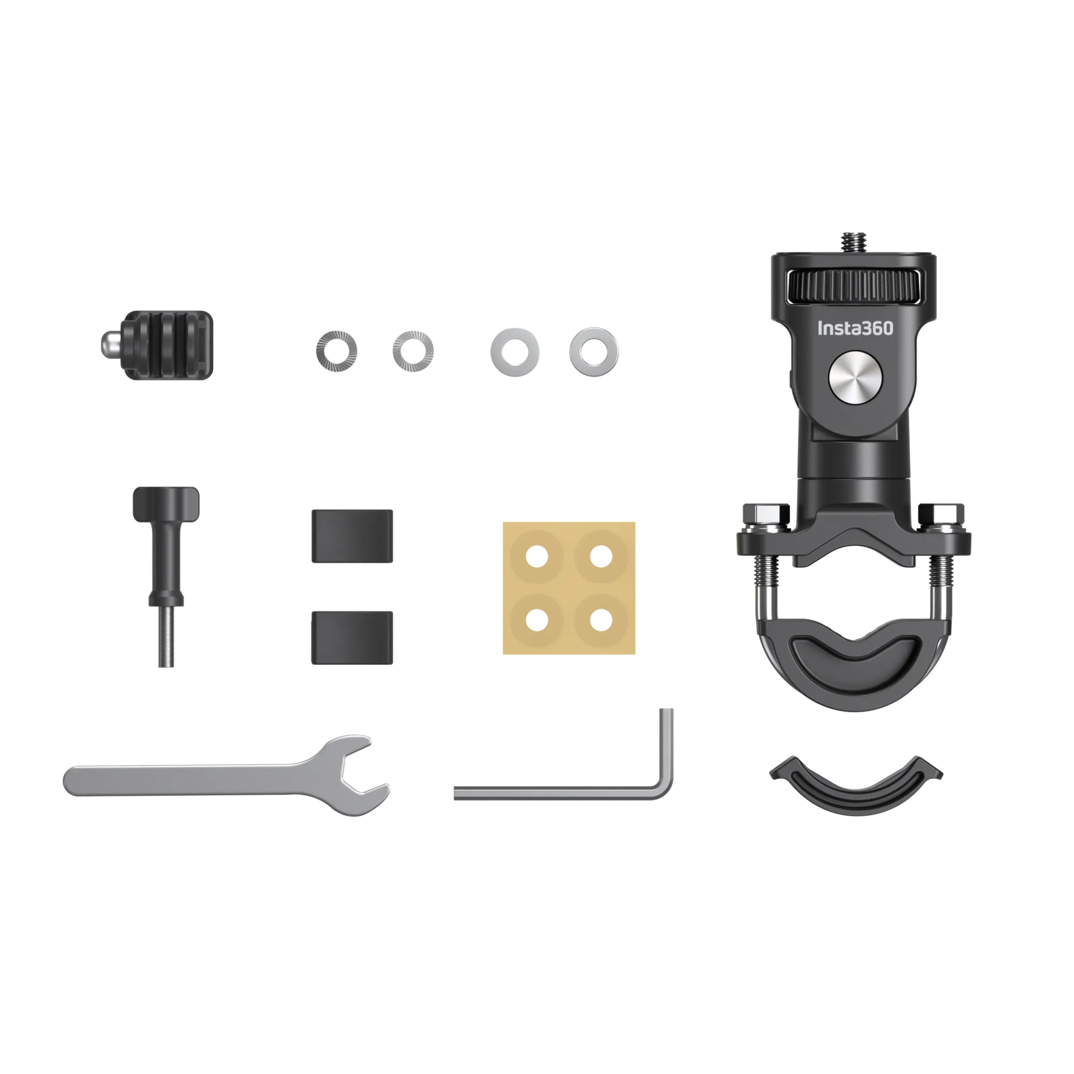 INSTA360 U-BOLT MOTORCYCLE CAMERA MOUNT FOR TUBULAR BARS - CINSAAVZ
