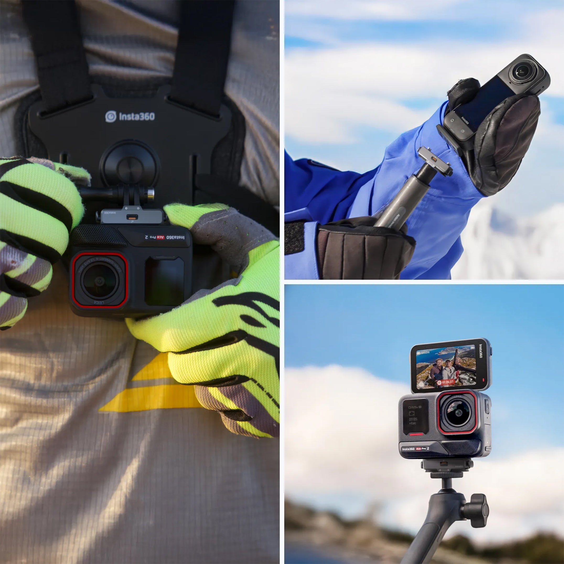 INSTA360 QUICK RELEASE CAMERA MOUNT FOR ACE & ACE PRO - CINSEAVP