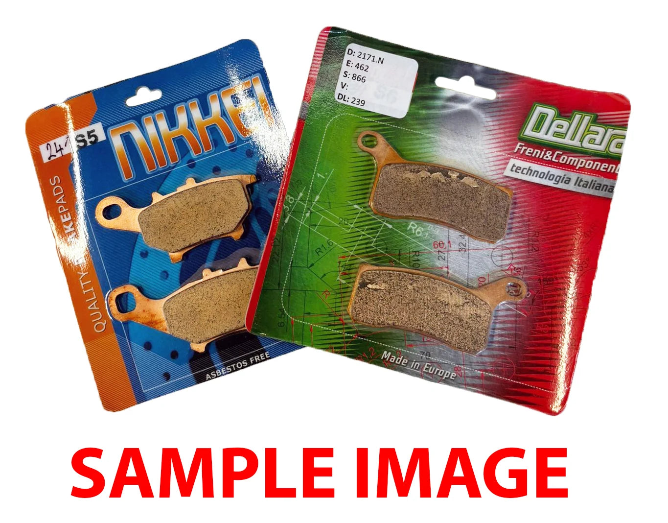 BRAKE PADS SINTERED METAL HD, DB2155 QD-D, 39-443.H.BR - CLEARANCE