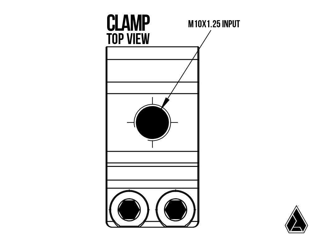 2 CAGE ACCESSORY CLAMP M10x1.25 UNIVERSAL CLMP-U-M10-2.0