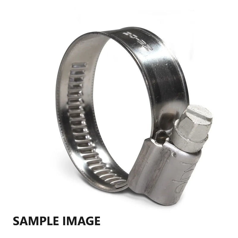 JUBILEE PIPE CLIP 70 - 90mm KALE CLAMP 304 STAINLESS STEEL (PACK OF 10)