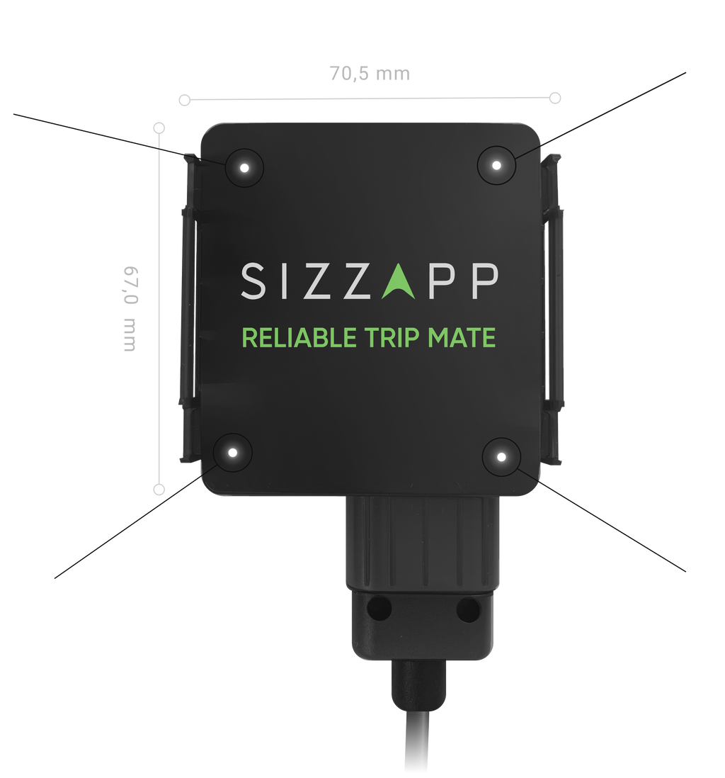 SIZZAPP MAX GPS TRACKER ROUTE LOGGER SECURITY