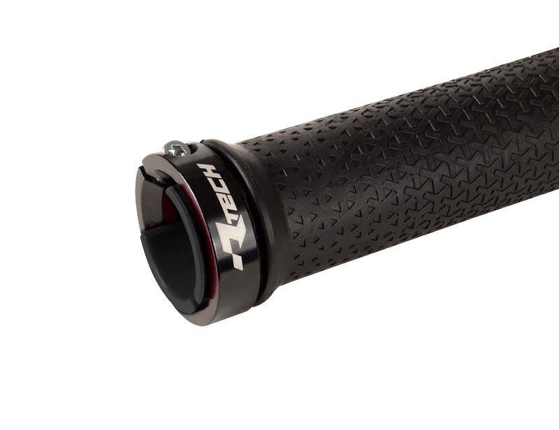 BIKE BICYCLE LOCK ON GRIPS - NEON ORANGE - RTECH B-MPRBIKEAN20
