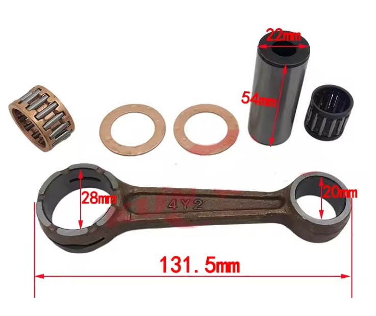 CONNECTING ROD KIT YAMAHA DT125 RS125 IVO-11651-00-00 2N4 4Y2-11650-00 3TT7 3TS9 4Y2-11650-00