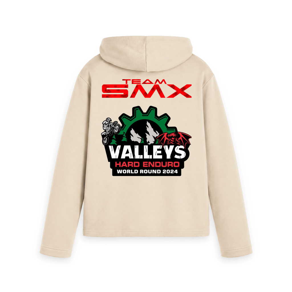 Oat Printed Hoody Back