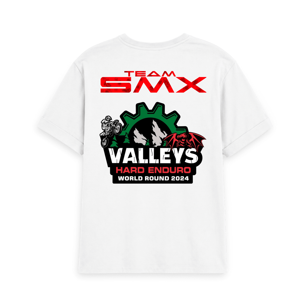 White Printed T-shirt Back