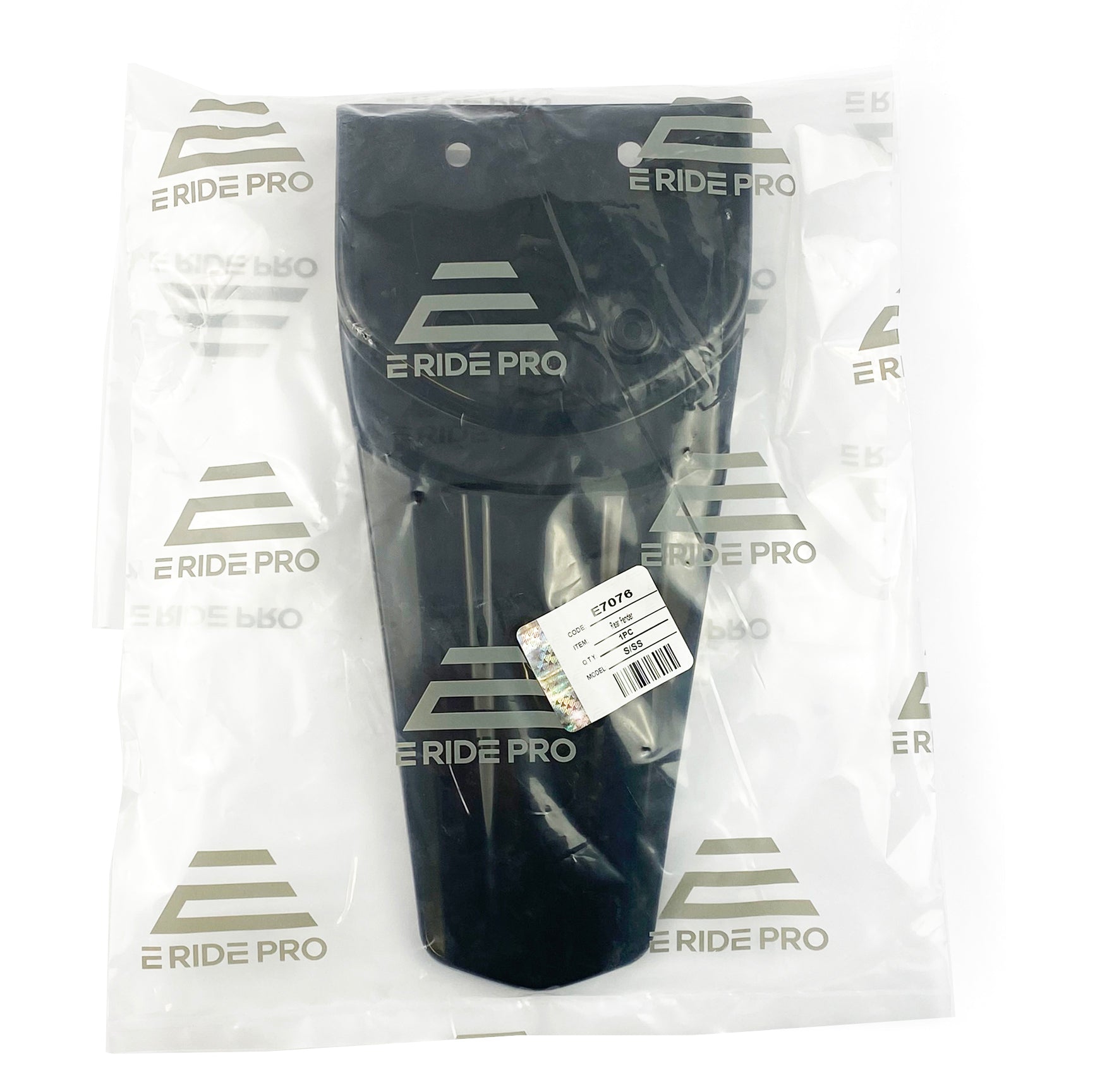 ERIDE PRO LE1 S SS 2.0 SS 3.0 SR REAR FENDER BLACK WITH BOLTS