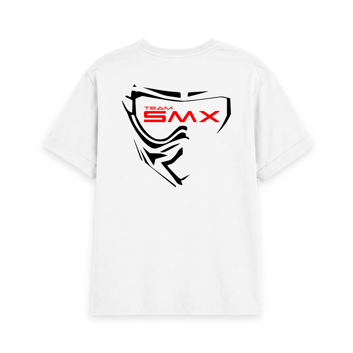 White Printed T-shirt Back