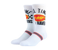 FMF Full Time Socks - White - One Size - FA25194901