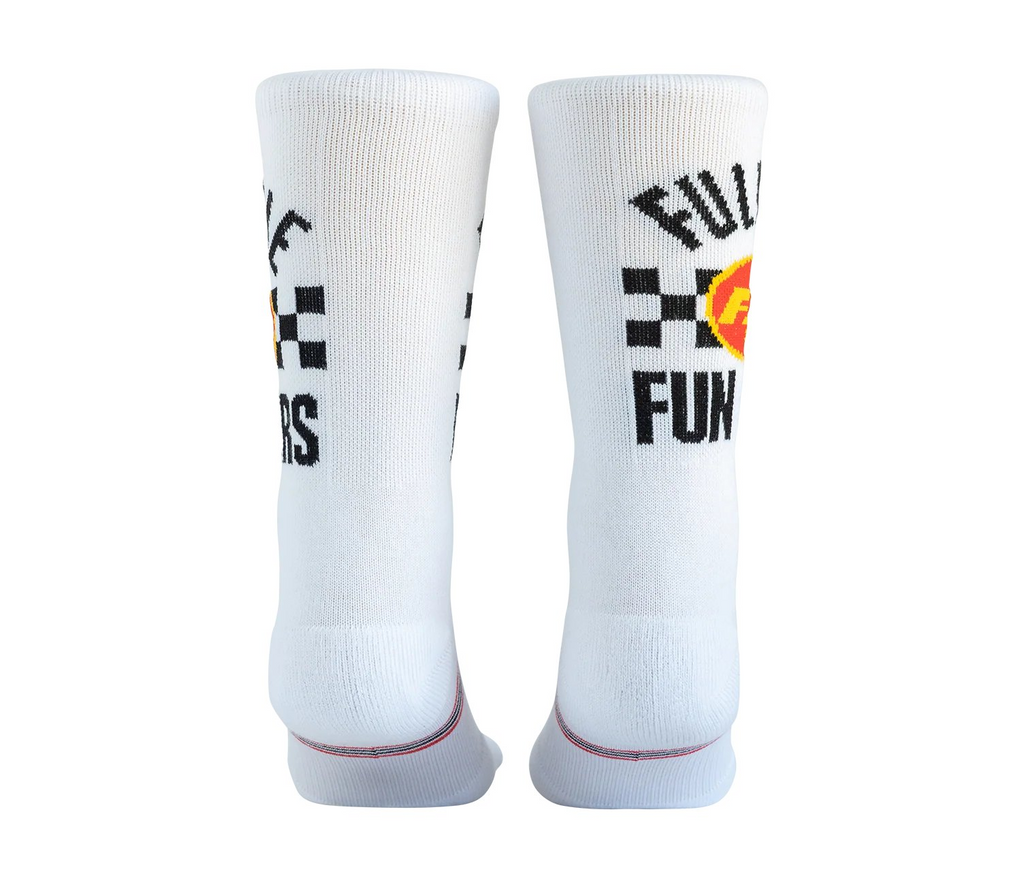 FMF Full Time Socks - White - One Size - FA25194901