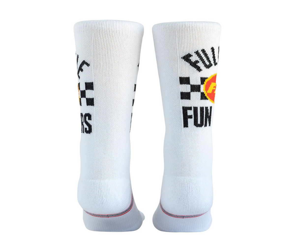 FMF Full Time Socks - White - One Size - FA25194901