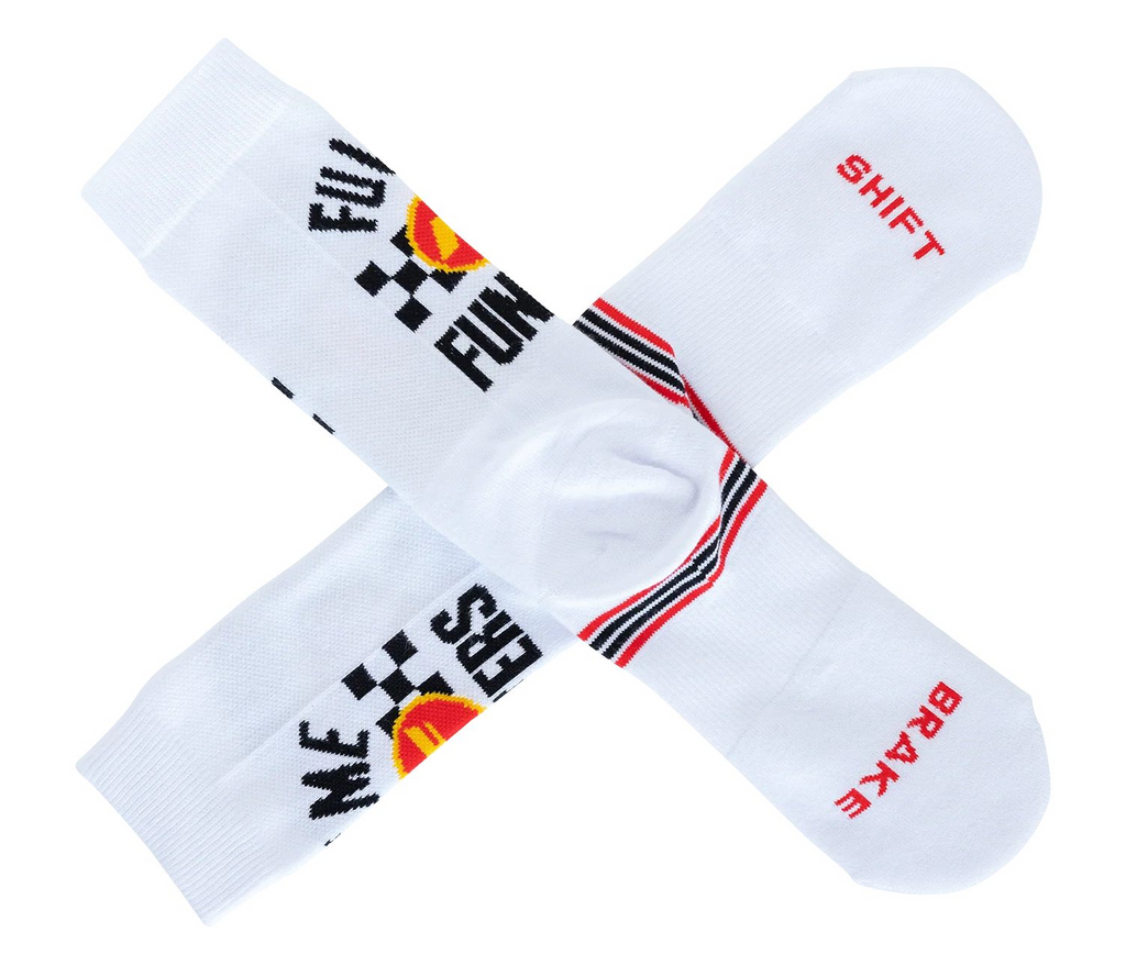 FMF Full Time Socks - White - One Size - FA25194901