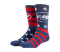 FMF Stars and Bars Socks - Navy - One Size - FA25194904