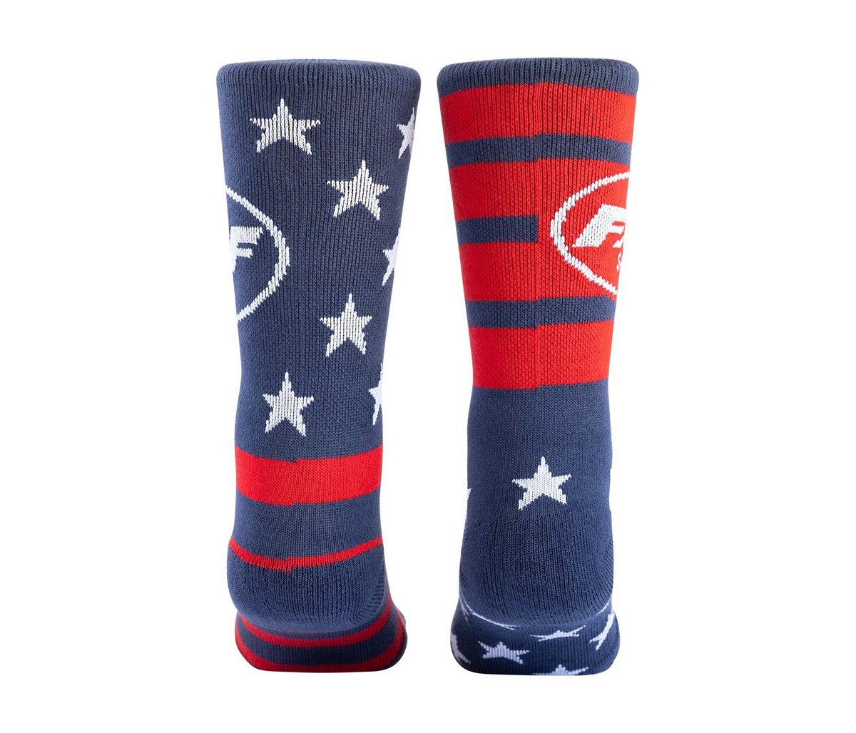FMF Stars and Bars Socks - Navy - One Size - FA25194904