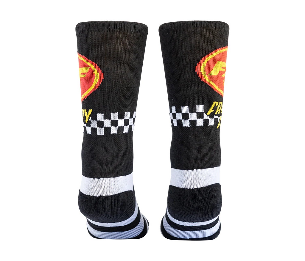 FMF Factory Fast Socks - Black - One Size - FA25194905