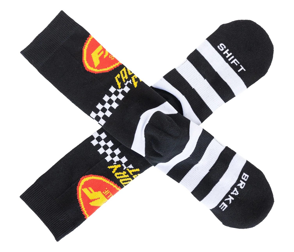 FMF Factory Fast Socks - Black - One Size - FA25194905
