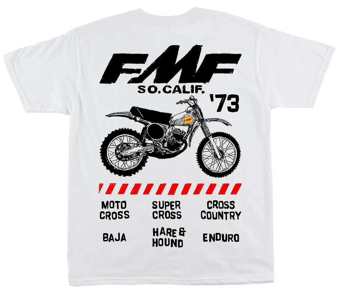 FMF Grit T-Shirt - White - XL - FA26118904