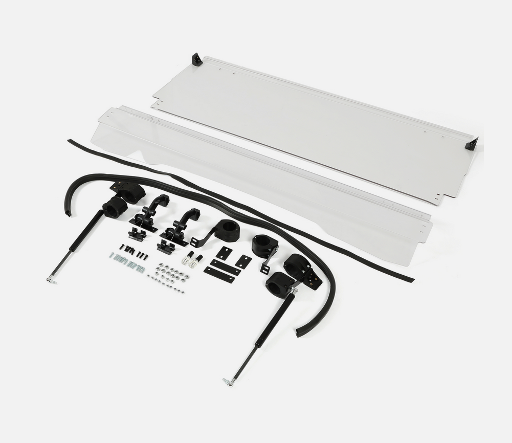 WINDSCREEN FLIP UP POLYCARBONATE KAWASAKI MULE PRO UTV, WINDSHIELD