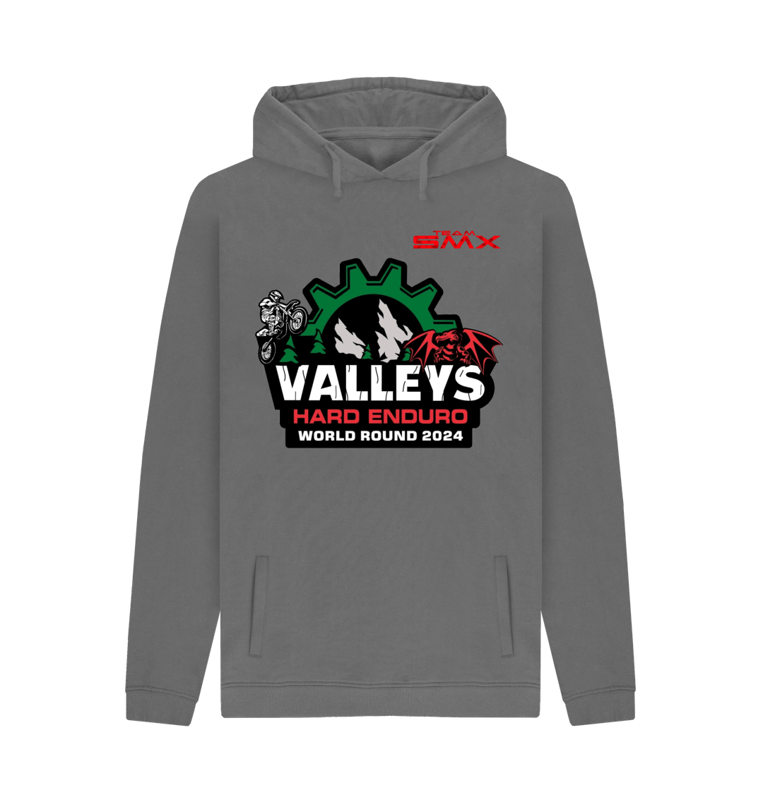 Slate Grey Printed Hoody Front