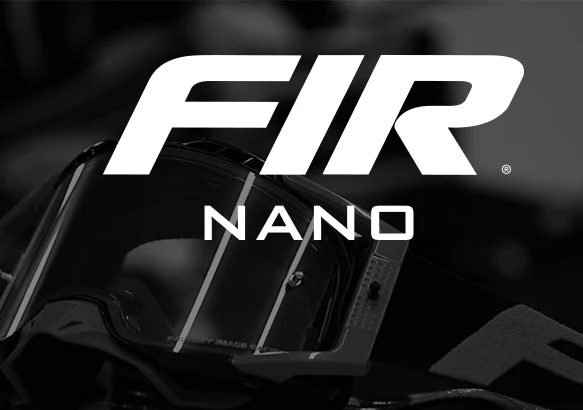 FIR NANO MOTOCROSS ENDURO BLACKOUT GOGGLES, ANTI-FOG TAC LENS, BAG & LENS WIPE INCLUDED