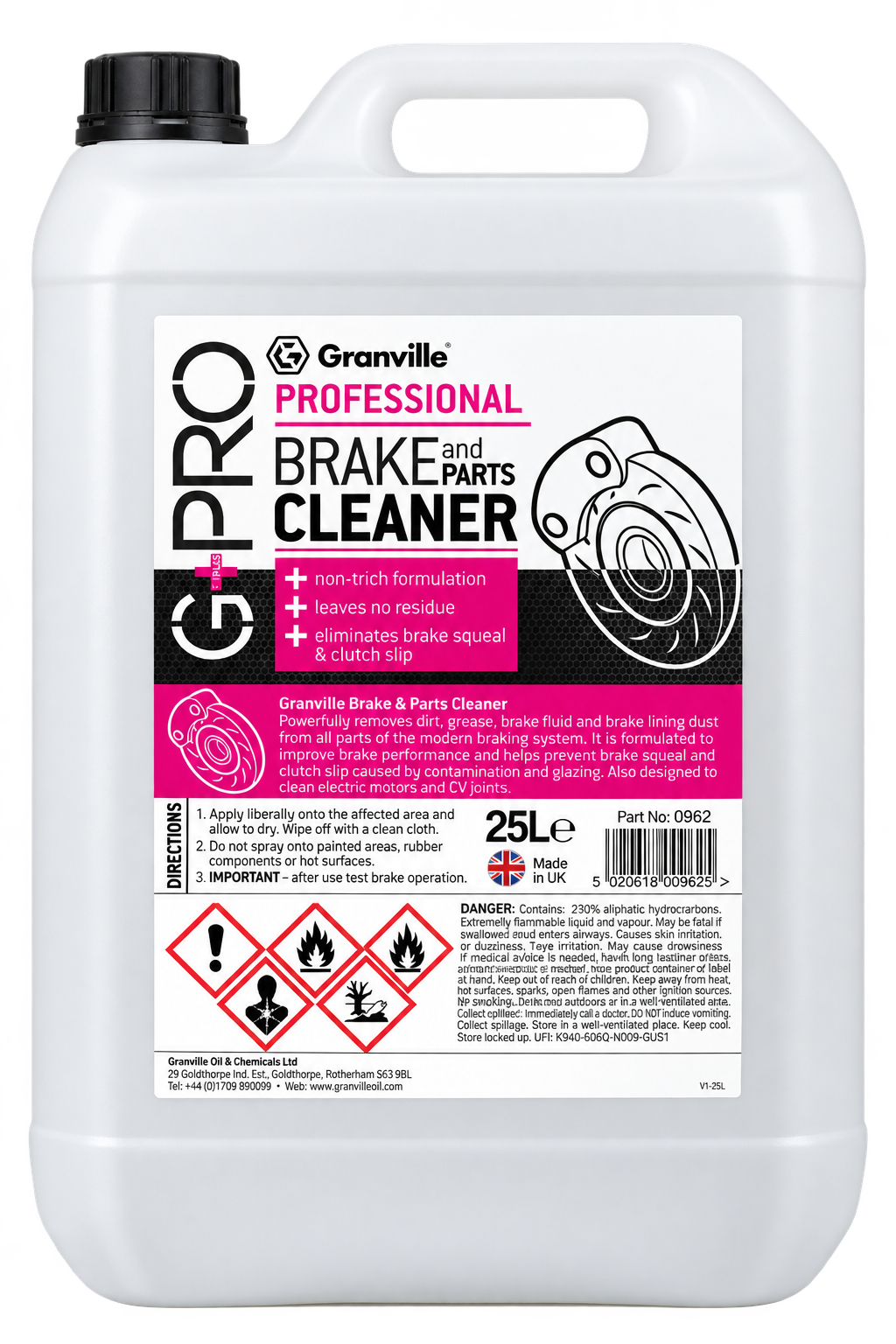 G+Pro Brake & Parts Cleaner 25L 1035