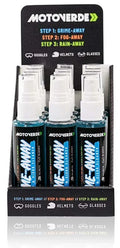 75ml x 12 Motoverde Grime-Away Visor, Lens and Goggle Cleaner Counter Display Pack