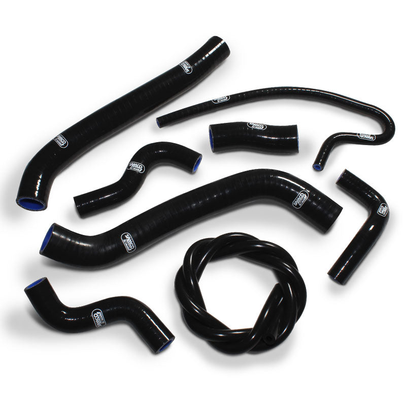 COOLANT HOSE 7 PIECE KIT BLACK 19-23 CRF450L 21-26 CRF450RL HONDA, SAMCO SPORT HON-120-BK