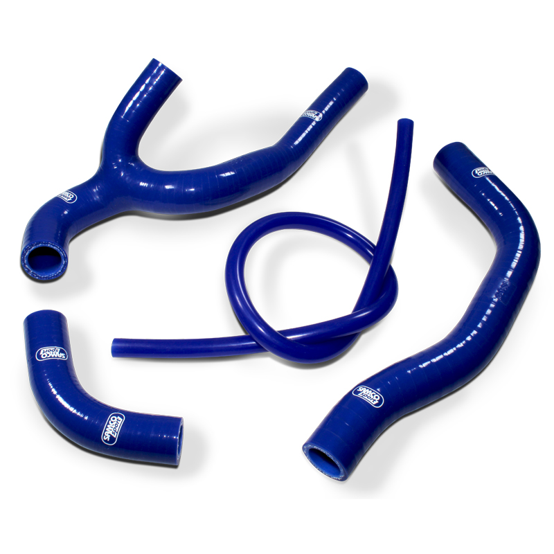 COOLANT HOSE 4 PIECE KIT BLUE 05-08 HONDA 450 CRF R SAMCO SPORT HON-28-BU