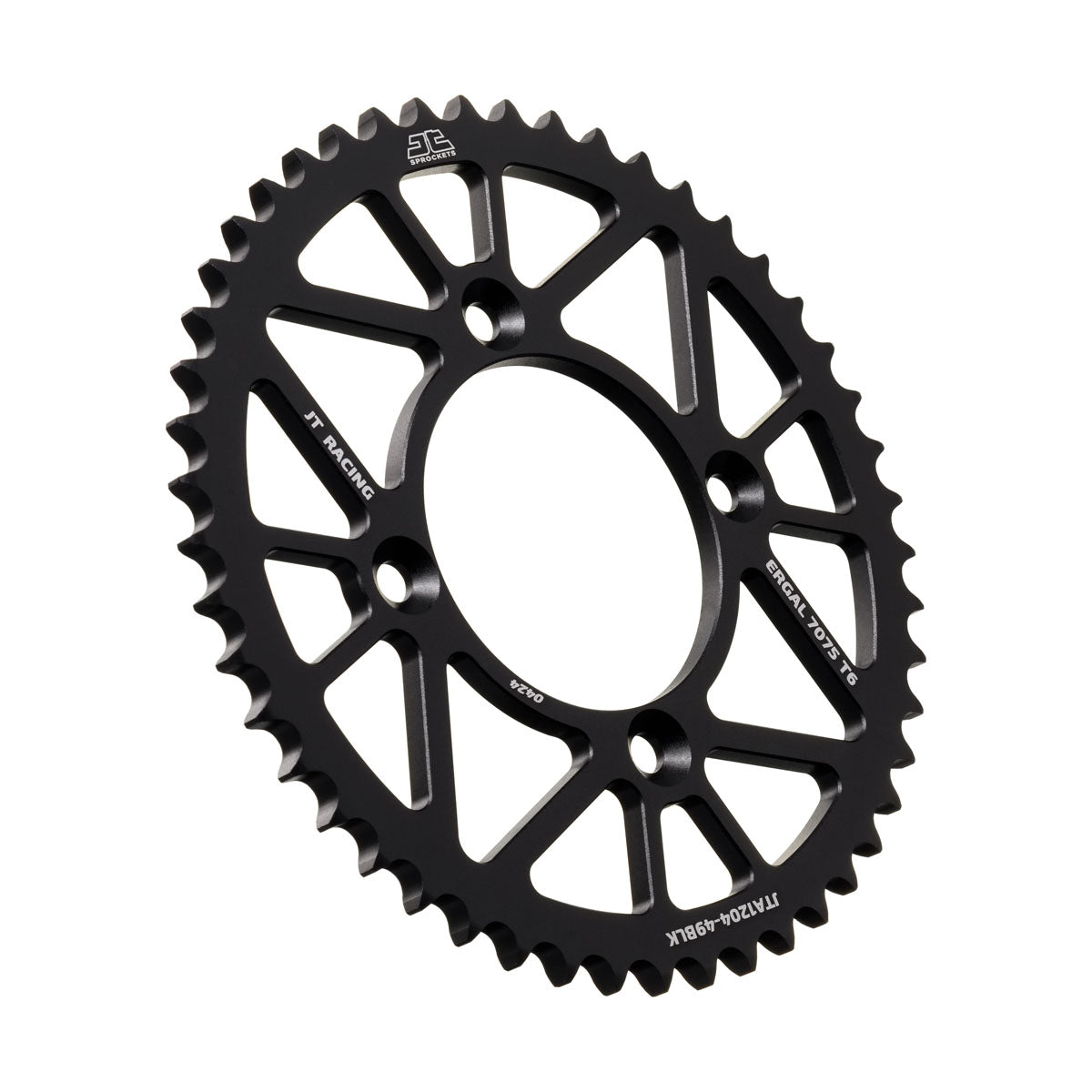 REAR SPROCKET JTA1204.49BLK ALUMINIUM BLACK
