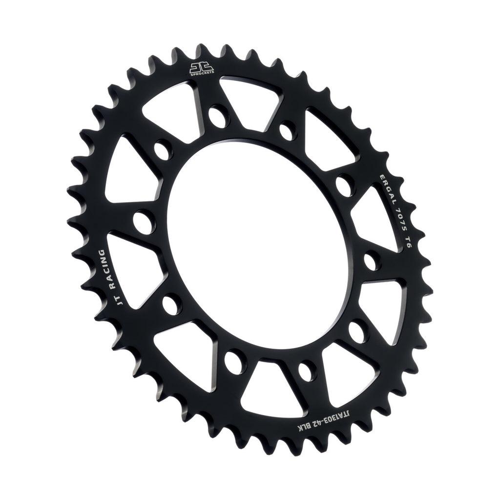 REAR SPROCKET ALLOY JTA1303.42 BLACK, HONDA ROAD CHAIN 520