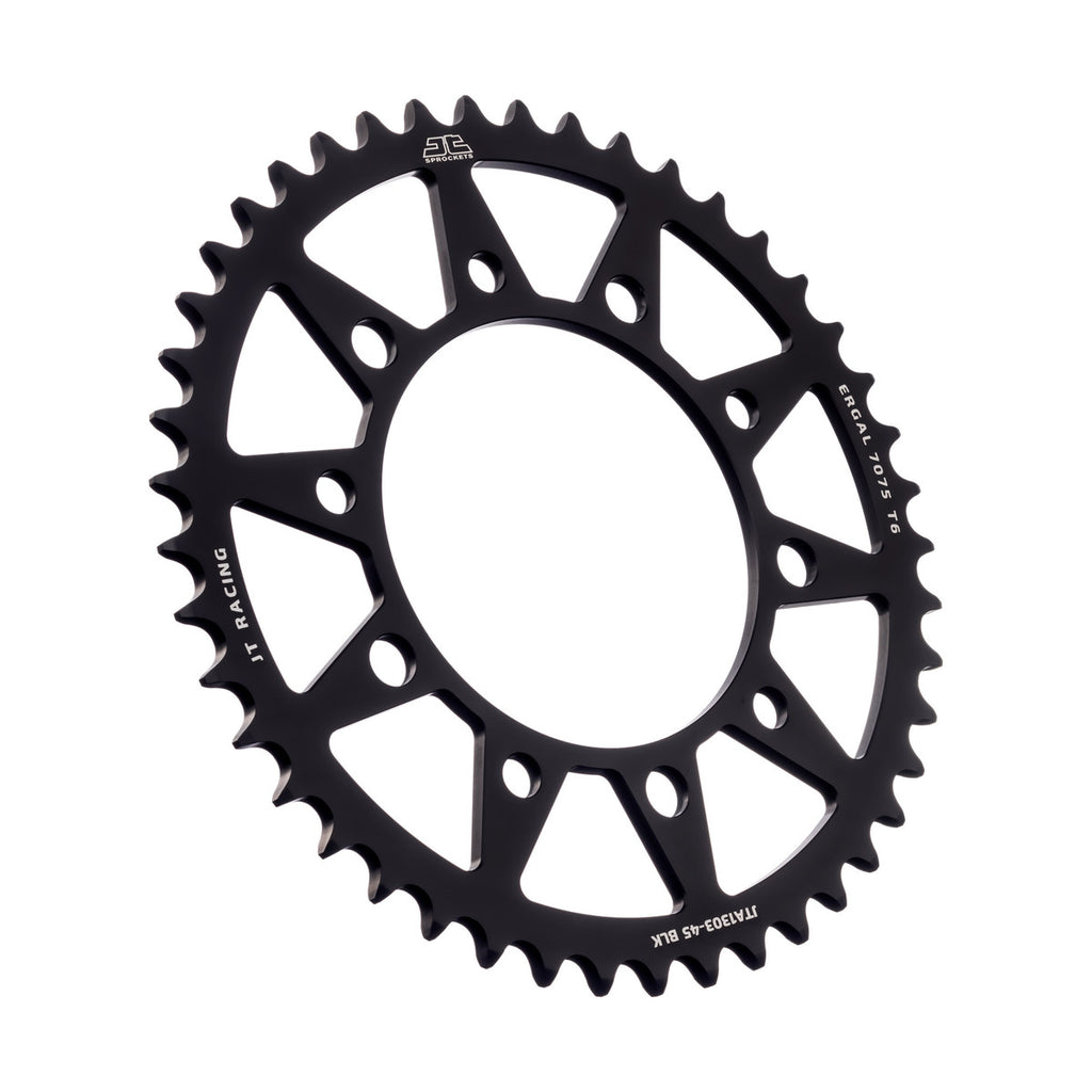 REAR SPROCKET ALLOY JTA1303.45 BLACK, HONDA ROAD CHAIN 520