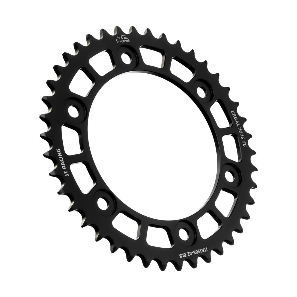 REAR SPROCKET ALLOY JTA1308.42BLK, CHAIN CONVERSION 520 JT RACELITE, HONDA ROAD JTR1308