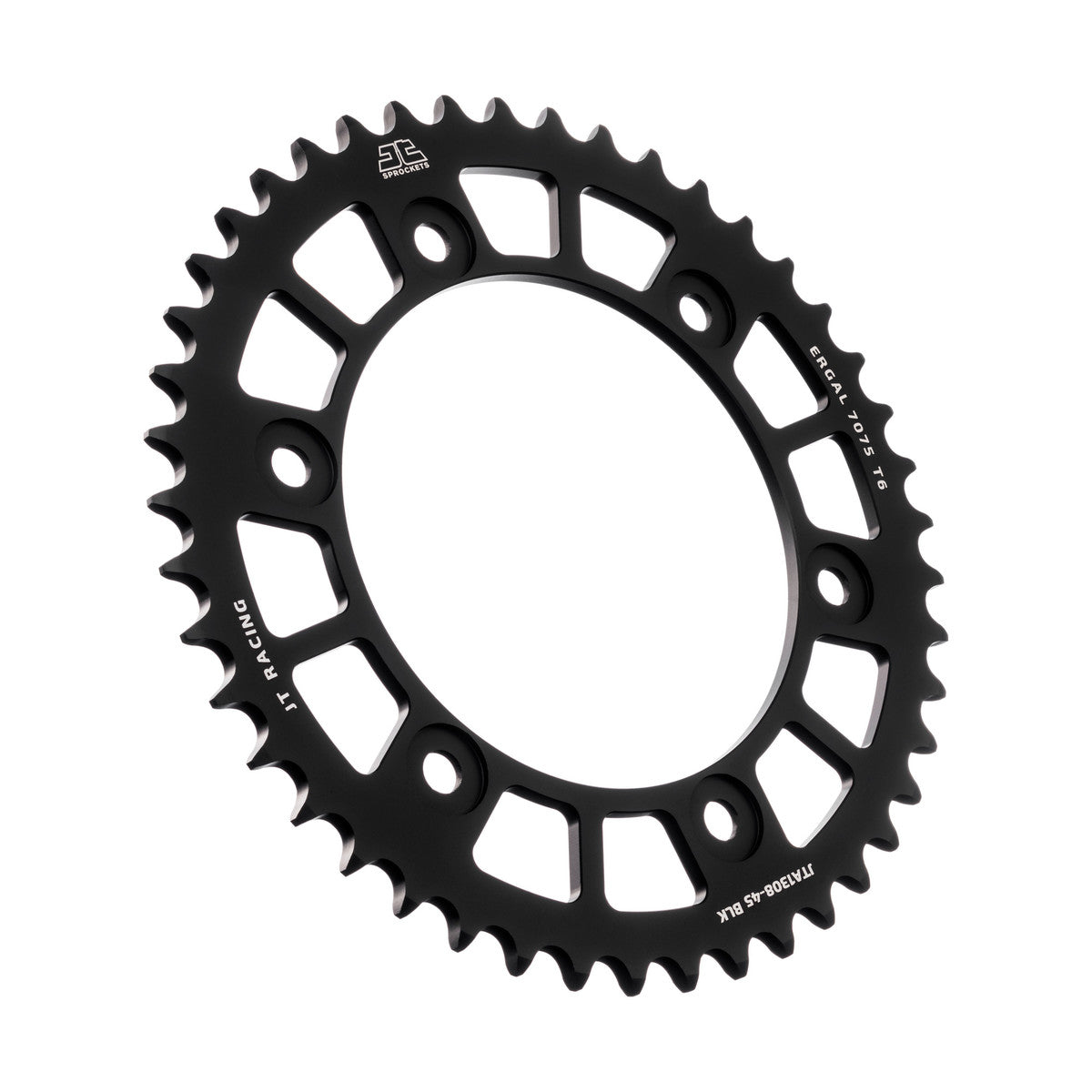 REAR SPROCKET ALLOY JTA1308.45BLK, CHAIN CONVERSION 520 JT RACELITE, HONDA ROAD JTR1308