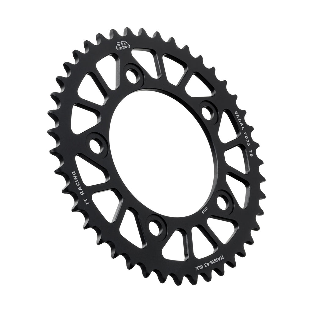 REAR SPROCKET JTA1316.43BLK BLACK ALLOY, HONDA ROAD 41201-MGS-D30