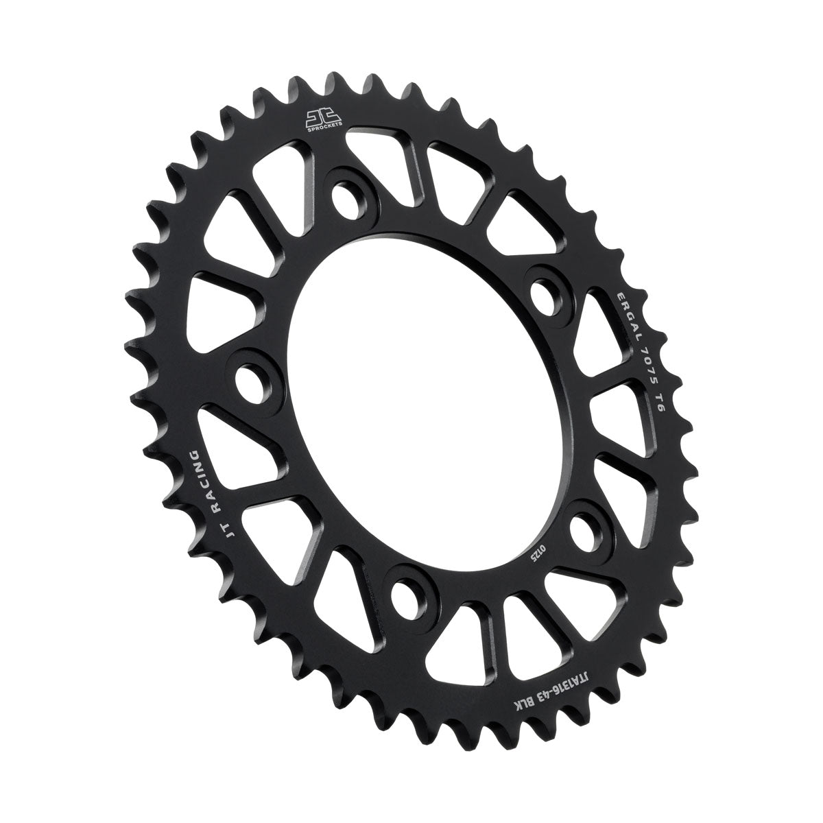 REAR SPROCKET JTA1316.43BLK BLACK ALLOY, HONDA ROAD 41201-MGS-D30