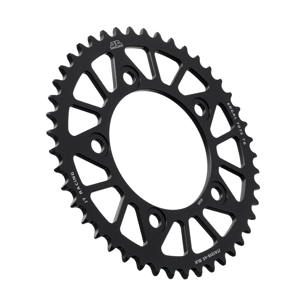 REAR SPROCKET JTA1316.45BLK BLACK ALLOY, HONDA ROAD 41201-MGS-D30
