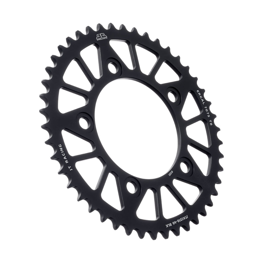 REAR SPROCKET JTA1316.46BLK BLACK ALLOY, HONDA ROAD 41201-MGS-D30