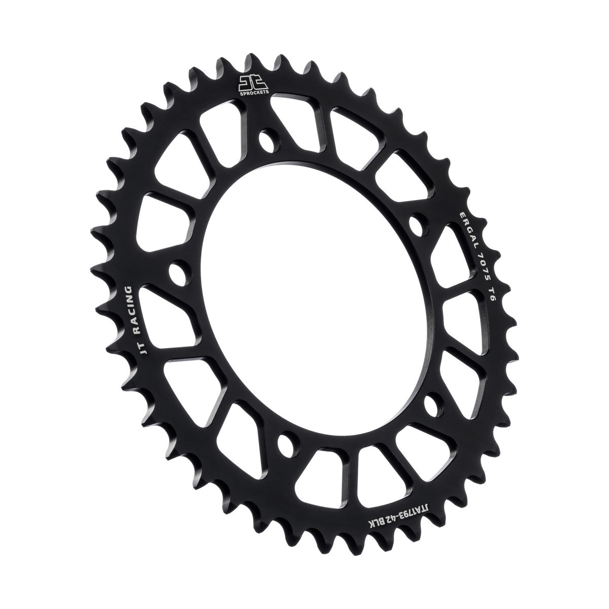 REAR SPROCKET ALLOY JTA1793.42BLK, JT RACELITE 7075 T6, CHAIN CONVERSION 520