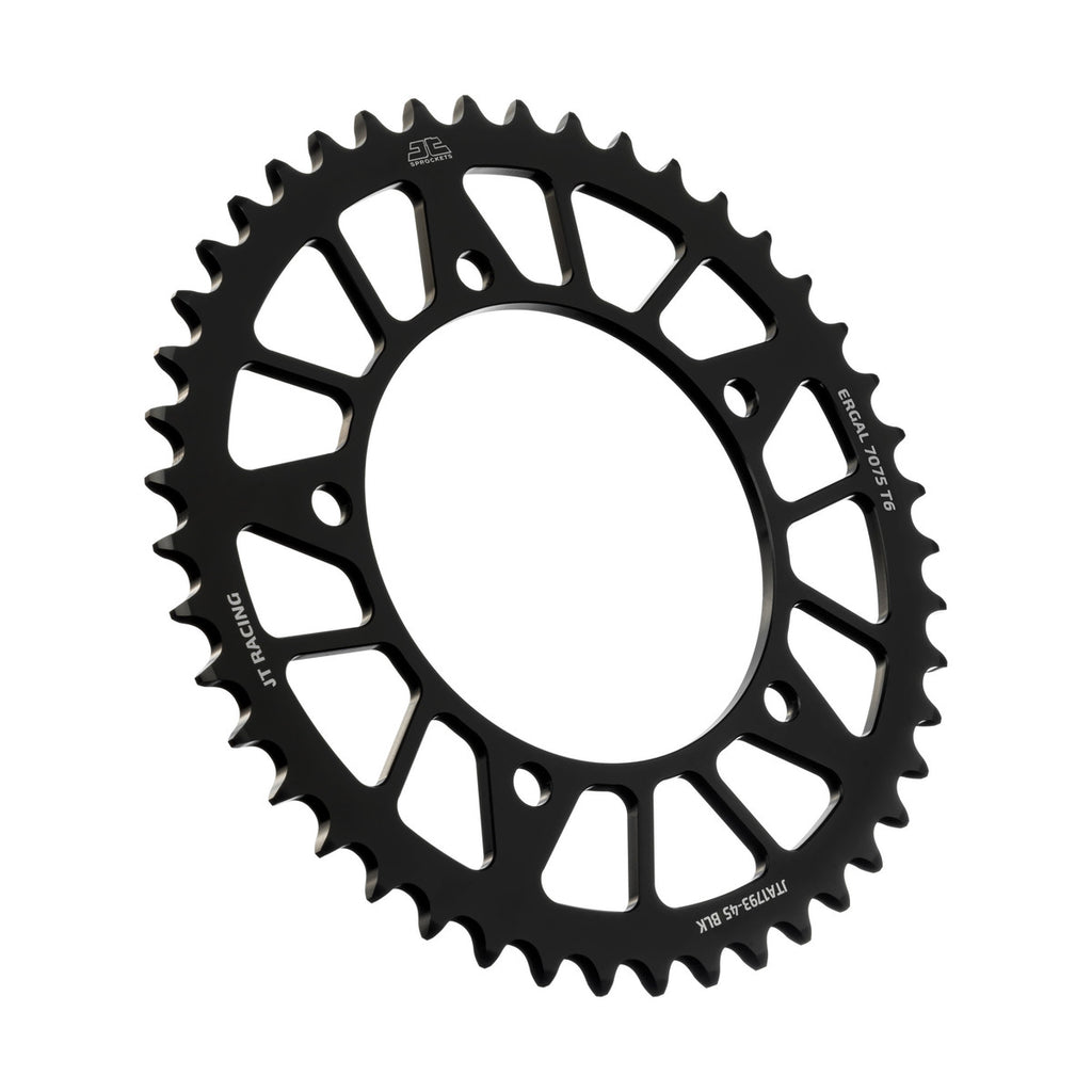 REAR SPROCKET ALLOY JTA1793.45BLK, JT RACELITE 7075 T6, CHAIN CONVERSION 520