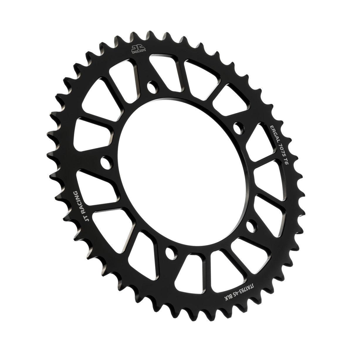 REAR SPROCKET ALLOY JTA1793.45BLK, JT RACELITE 7075 T6, CHAIN CONVERSION 520