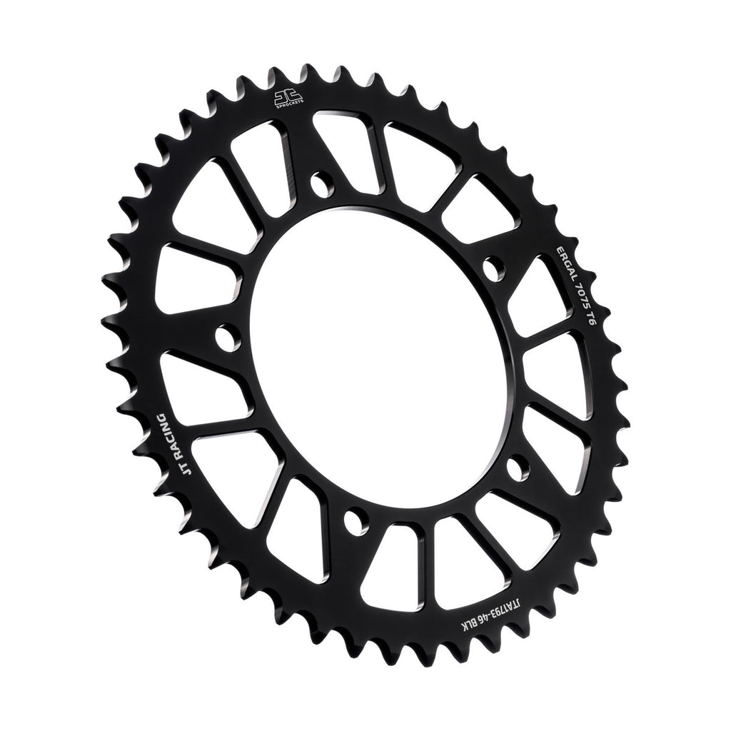 REAR SPROCKET ALLOY JTA1793.46BLK, JT RACELITE 7075 T6, CHAIN CONVERSION 520