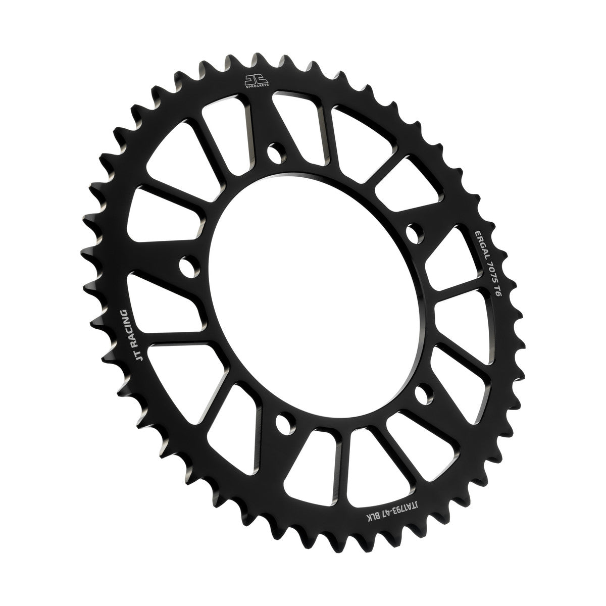 REAR SPROCKET ALLOY JTA1793.47BLK, JT RACELITE 7075 T6, CHAIN CONVERSION 520