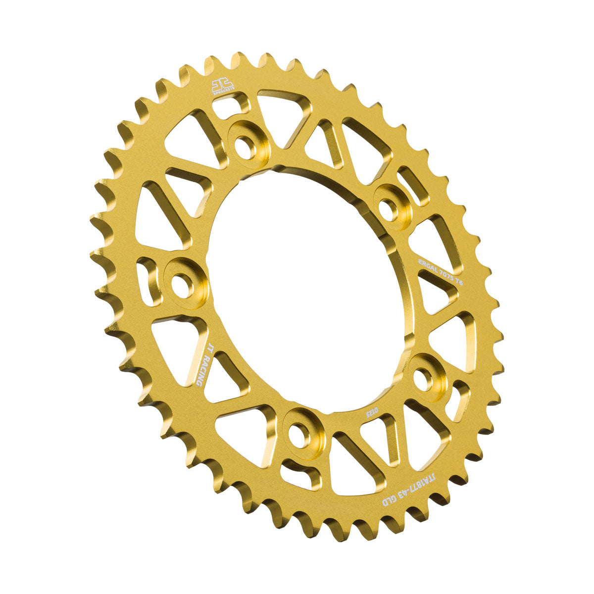 REAR SPROCKET ALLOY GOLD JTA1877.43GLD JT CHAIN