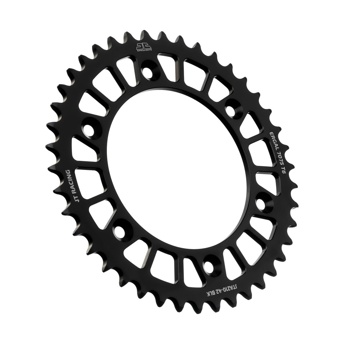 REAR SPROCKET JT RACERLITE BLACK, JT JTA210.42BLK 7075-T6 Aluminium