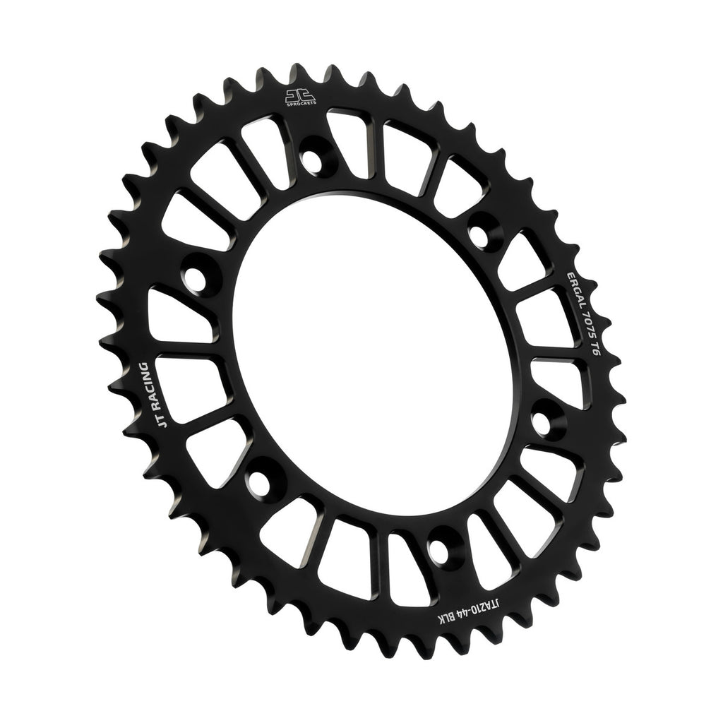 REAR SPROCKET JT RACERLITE BLACK, JT JTA210.44BLK 7075-T6 Aluminium