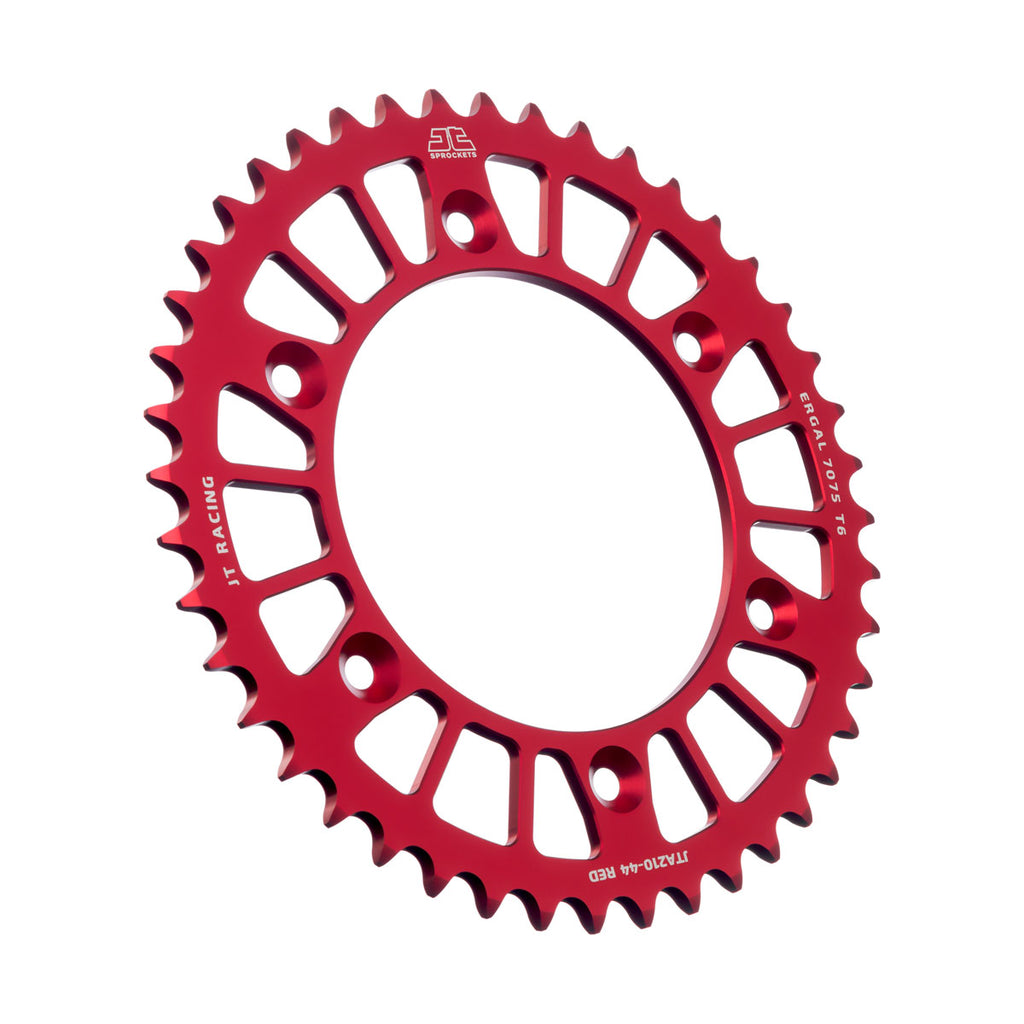 REAR SPROCKET JT RACERLITE RED, JT JTA210.44RED 7075-T6 Aluminium