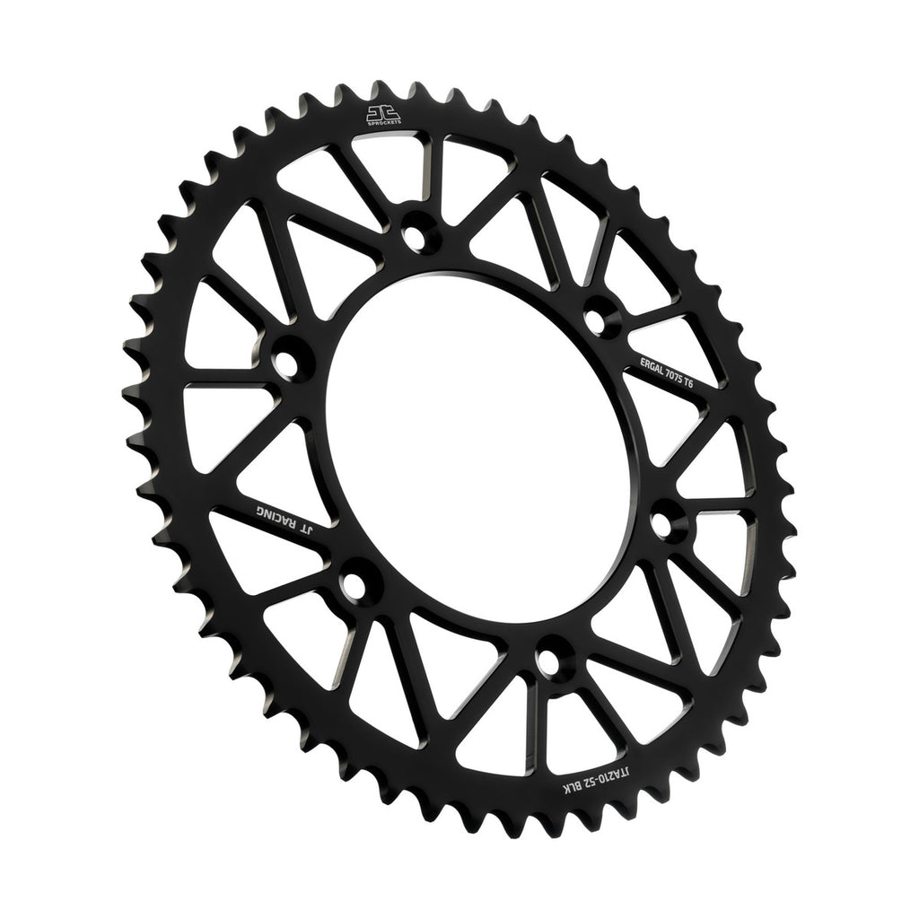 REAR SPROCKET JT RACERLITE BLACK, JT JTA210.52BLK 7075-T6 Aluminium