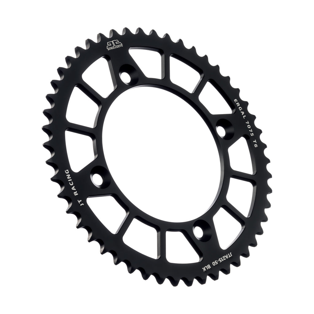 REAR SPROCKET ALLOY BLACK 215, JTA215.50BLK 7075-T6 Aluminium