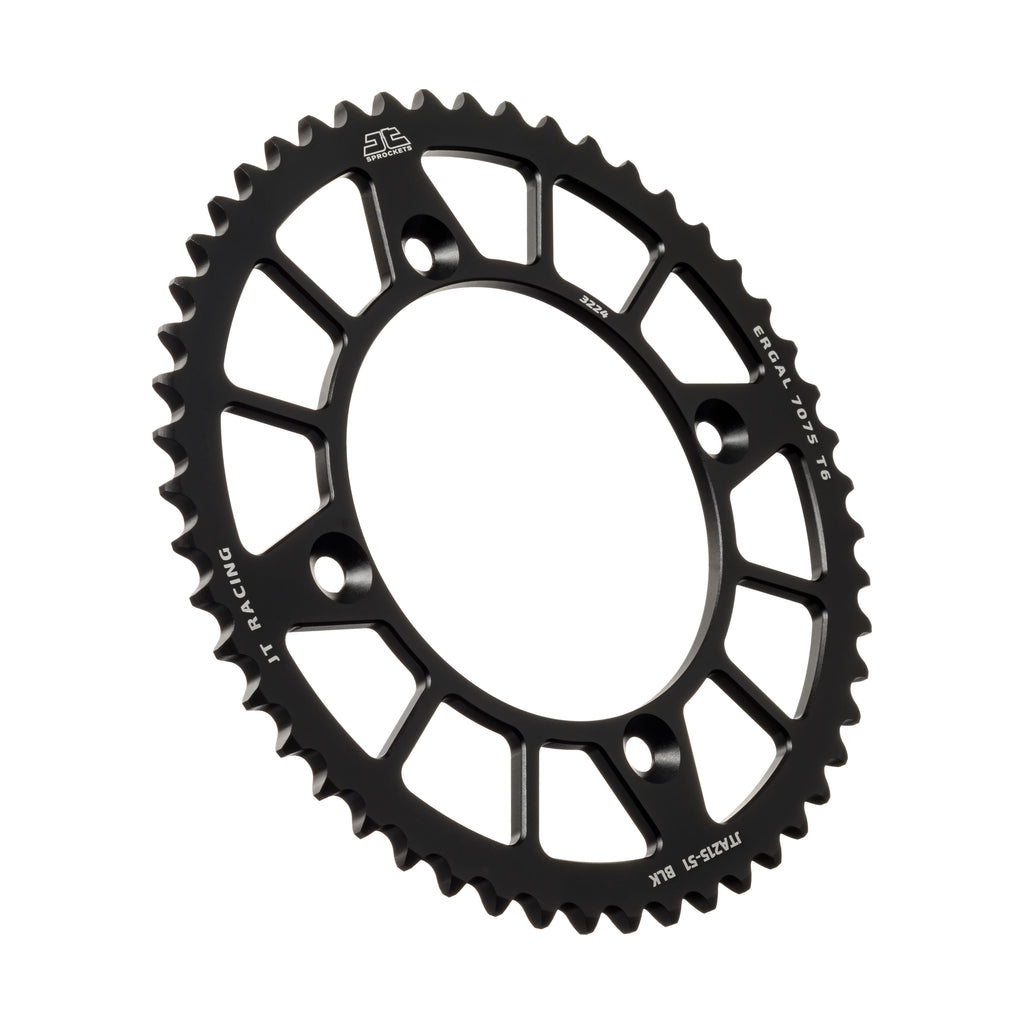 REAR SPROCKET ALLOY BLACK 215, JTA215.51BLK 7075-T6 Aluminium