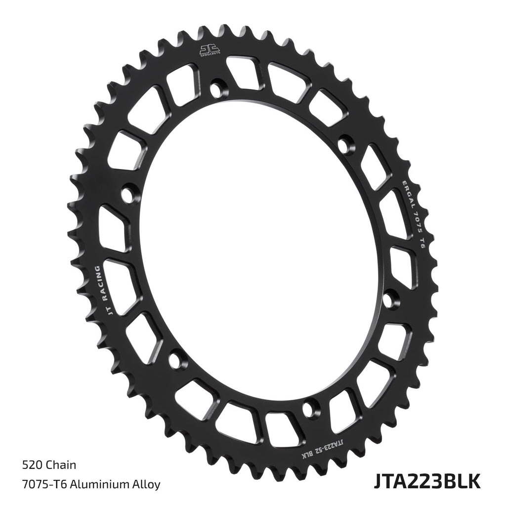 REAR SPROCKET JTA223.52BLK ALUMINIUM BLACK